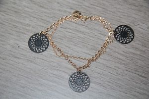 【送料無料】ブレスレット　アクセサリ―　ブリンdbrin d amour bracelet gold charms mandala