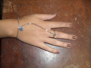 【送料無料】ブレスレット　アクセサリ―　ジュエルシルバーハートペンダントキスブレスレットキスkiss jewel silver 925 with heart pendant kiss hand rings bracelet 14,615円