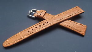 【送料無料】ブレスレット アクセサリ― ダチョウウォッチストラップクラシックモデルwatch strap classic model in ostrich in 14mm