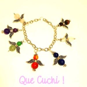 【送料無料】ブレスレット　アクセサリ―　7チャクラangels bracelet 7 chakras