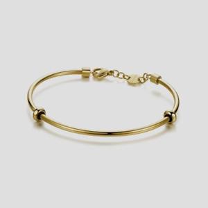 【送料無料】ブレスレット　アクセサリ―　トレスジョリーブレスレットゴールドスチールbrosway tres jolie, rigid bracelet gold steel bbr47,