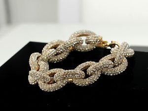 【送料無料】ブレスレット　アクセサリ―　ブレスレットゴールドメッシュクリスタルクラスレトロbracelet gold mesh sett crystal class retro wedding ct6