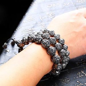 【送料無料】ブレスレット　アクセサリ―　ラッキーハングビーズステンレスブレスレット 15,386円