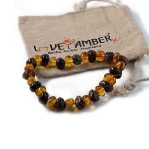 【送料無料】ブレスレット　アクセサリ―　ブラムリーバルトブレスレットadult bramley polished green and honey baltic amber stretch bracelet love amber 14,425円