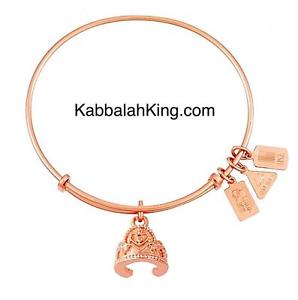 【送料無料】ブレスレット　アクセサリ―　ティアラアメリカピンクブレスレットストレッチブレスレットwind amp; fire 3d tiara pink charm bracelet stretch bracelet made in usa