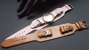 【送料無料】ブレスレット　アクセサリ―　レザーウォッチストラップモデルleather watch strap veal, adjustable model, available from 10mm to 16mm