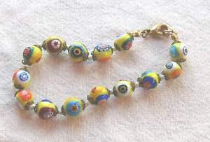 【送料無料】ブレスレット　アクセサリ―　ブレスレットビーズムラーノコレクションbracelet beads murano veritables collection