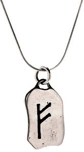 【送料無料】ブレスレット　アクセサリ―　アルジェントダイバーrune pendentif fehu argent 925 lettre pr divers chaine n299