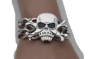 【送料無料】ブレスレット　アクセサリ―　パラプラカデナデメタルファッションジュエリーpara mujer hombre plata cadena de metal fashion jewelry mueca pulsera esqueleto 14,425円