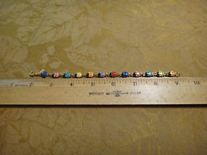【送料無料】ブレスレット　アクセサリ&mdash;　ジョアンリバースブレスレットシグネチャアメリカjoan rivers multicolor 2sided ladybug bracelet 1 red signature free samp;h usa｜hokushin