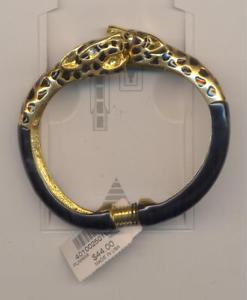 【送料無料】ブレスレット　アクセサリ&mdash;　スポットクリスタルアイブレスレットsigned chicos leopard spots crystal eye bracelet｜hokushin