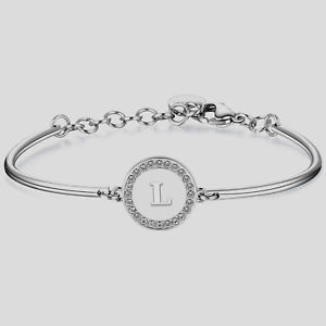 【送料無料】ブレスレット　アクセサリ&mdash;　ブレスレットチャクラレタースチールbrosway, bracelet chakra, letter initial l , steel bhk135,｜hokushin