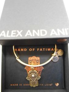 【送料無料】ブレスレット　アクセサリ&mdash;　アレックスアニhand of fatima iiiブレスレットrafaeliannwtbcalex and ani hand of fatima iii expandable wire bracelet rafaelian gold nwtbc｜hokushin
