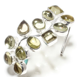 【送料無料】ブレスレット　アクセサリ&mdash;　lemon quartz cabochon 50 gm gemstone jewelry adjustablecuff ad387lemon quartz cabochon 50 gm gemstone jewelry adjustable c｜hokushin