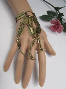 【送料無料】ブレスレット　アクセサリ&mdash;　ブレスレット3カミソリsamp;mwomen bracelet gold metal hand chain fashion slave 3 finger ring shave razor samp;m｜hokushin 14,386円