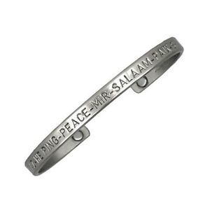 【送料無料】ブレスレット　アクセサリ&mdash;　セルジオカフブレスレットシルバーsergio lub magnetic cuff bracelet magnetic peace silver large｜hokushin 14,585円