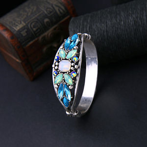 【送料無料】ブレスレット　アクセサリ―　ブレスレットタフビジネスミントクラスリバイバルct8bracelet silver tough oval business blue green mint class retro ct8