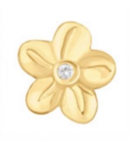 【送料無料】ブレスレット　アクセサリ―　ミントlovelinks by pastiche flower with cubic zironia gold plated silver tt018czg mint