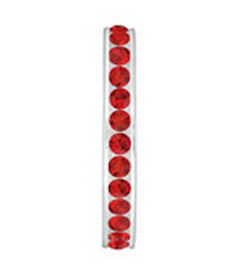 【送料無料】ブレスレット　アクセサリ―　シルバースペーサディスクスワロフスキーミントlovelinks by pastiche silver spacer disc swarovski red crystals tt383rd mint