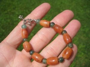 【送料無料】ブレスレット　アクセサリ&mdash;　シルバーヒスイビーズブレスレットタイ925 silver natural jade stone mineral bead bracelet thailand jewelry art｜hokushin