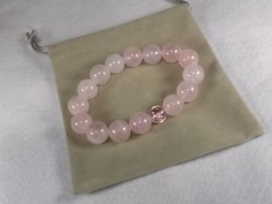 【貨物輸送無料】腕輪 付属物― aaaローズコーツbsakura声遣い12粍12 粍 natural stone aaa rose quartz bracelet b sakura sculpture crystal accents