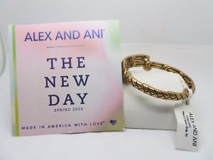 【貨物輸送無料】腕輪 付属物― アレックスゴールドラップブレスレットalex and ani gold the  day natures weave wrap bracelet nwt
