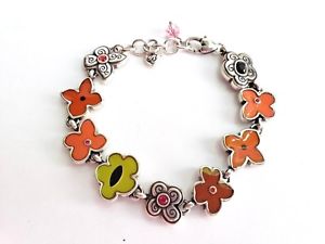 【貨物輸送無料】腕輪 付属物― brightonエナメルマルチブレスレットbrighton meadow art enamel multi color flower bracelet