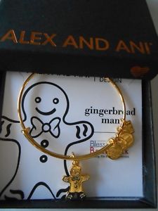 【送料無料】ブレスレット　アクセサリ―　アレックスジンジャーブレッドブレスレットイエローゴールドalex and ani gingerbread man ii expandable bracelet yellow gold nwtbc