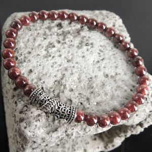 【送料無料】ブレスレット　アクセサリ―　アルトグラードアルジェントスターリングprotezione guarire bracciale alto grado granato amp; argento sterling