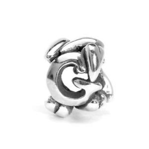 【送料無料】ブレスレット　アクセサリ&mdash;　ビーズシルバーtrollbeads bead silver initial letter g tagbe 10066｜hokushin