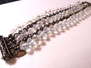 【送料無料】ブレスレット　アクセサリ―　エンハンサーブレスレットクリアkirks folly clear magnetic enhancer bracelet nwot