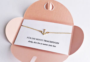【送料無料】ブレスレット　アクセサリ&mdash;　メイドアンカーブレスレットゴールドシルバー2x for the best maid of honor, anchor bracelet gold rosegold or silver｜hokushin