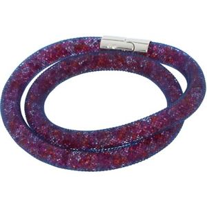 【送料無料】ブレスレット　アクセサリ―　スワロフスキースターダストマゼンタダブルブレスレットボックスgenuine swarovski stardust magenta double bracelet medium 40 cm gift boxed
