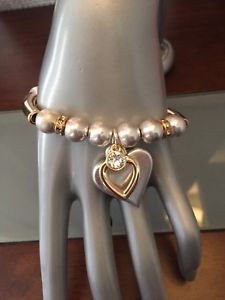 【送料無料】ブレスレット　アクセサリ―　ベストセラービビシルバーゴールドボールビーズブレスレット bestselling bibi bijoux silver and gold ball bead bracelet