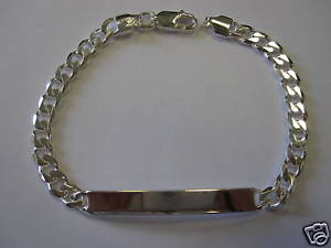 【送料無料】ブレスレット　アクセサリ―　スターリングシルバーアイデンティティブレスレットsterling silver, ladies identity id bracelet, 21,456円