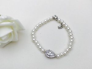 【送料無料】ブレスレット アクセサリ― パールブレスレットブレスレットブレスレットプレゼントpearl bracelet wedding bracelet crystal bracelet birthday present idea