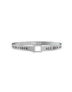 【送料無料】ブレスレット　アクセサリ―　ブレスレットヤングアダルトシンボルスチール316l 10731385bracelet young adult man symbols steel 316l 731385 october