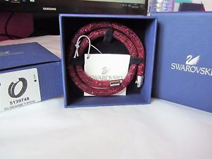 【送料無料】ブレスレット　アクセサリ―　ダブルブレスレットgenuineスワロフスキーstardust 5139748genuine swarovski crystal stardust double bracelet swan hallmarked 5139748