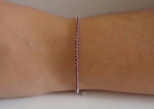 【貨物輸送無料】腕輪 付属品― tennis bracelet w3cts lab garnet gems925sterling8adjustabletennis bracelet w 3 cts lab garnet gems  925 sterling silver 8