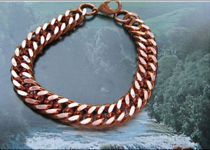 【送料無料】ブレスレット　アクセサリ―　1インチ716912インチリンクブレスレットcb638gsolid copper 716 of an inch wide mens 9 12 inch link bracelet cb638g