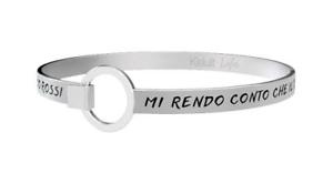 【送料無料】ブレスレット　アクセサリ―　ブレスレットスチールヴァスコロッシyoung adult bracelets steel vasco rossi i realize that time flies 7314