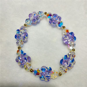 【貨物輸送無料】腕輪 付属品― 腕輪fashion bracelet blue crystal beads colorful bracelet