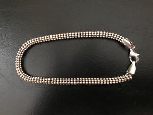 【送料無料】ブレスレット　アクセサリ―　イタリア925ブレスレットnwotitalian 925 silver beads bracelet nwot