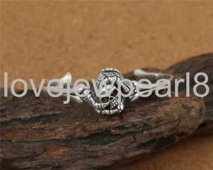 【貨物輸送無料】腕輪 付属品― スターリングシルバーレトロパンクスカルファッションブレスレットpure s925 sterling silver retro individuality punk skull fashion mans bracelet