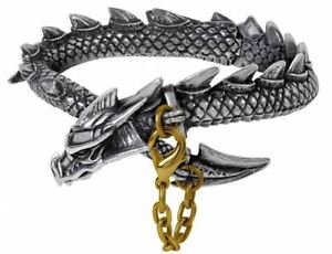 【送料無料】ブレスレット　アクセサリ―　ピューターalchemy englanddragons call braceletenglish pewter