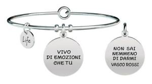 【送料無料】ブレスレット　アクセサリ―　ブレスレットスチールヴァスコロッシライブyoung adult bracelets steel vasco rossi live emotions that you 731465