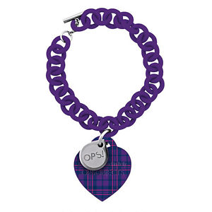 【送料無料】ブレスレット　アクセサリ―　ブレスレットタータンチェックメスoriginal ops bracelet ops tartan female purple opsbr192