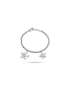 【送料無料】ブレスレット　アクセサリ―　ブレスレットステンレスbracelet morellato petali stainless steel and crystals sajr10