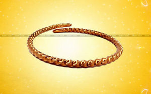 【送料無料】ブレスレット　アクセサリ―　ソリッドサンスーリヤブレスレットサイズcopper solid sun surya pure tamba bracelet uk size