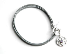 【送料無料】ブレスレット　アクセサリ―　レディースブレスレットスターリングシルバーアメジストfiorelli ladies bracelet 925 sterling silver 20 cm amethyst